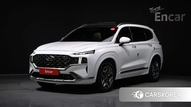 Hyundai The New Santa Fe 2022 Белый из Кореи
