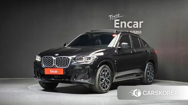 BMW X4 (G02) 2024 Черный из Кореи