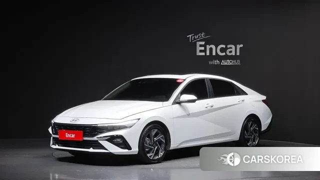 Hyundai The New Avante (CN7) 2025 Белый из Кореи