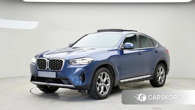 BMW X4 (G02) 2022 Синий из Кореи