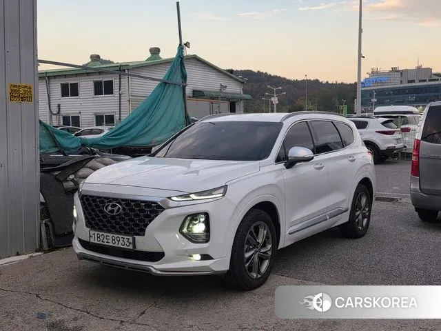 Hyundai Santa Fe TM 2019 Белый из Кореи