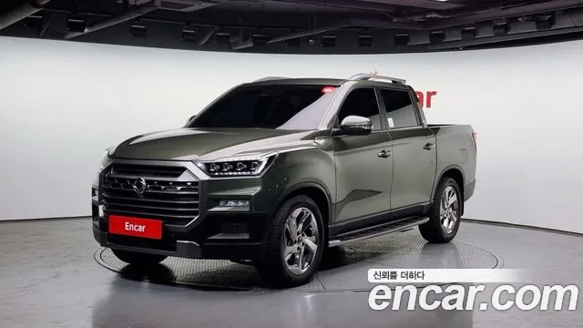 Ssangyong The New Rexton Sport 2023 Зеленый из Кореи