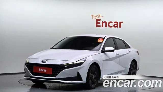 Hyundai Avante (CN7) 2022 Белый из Кореи