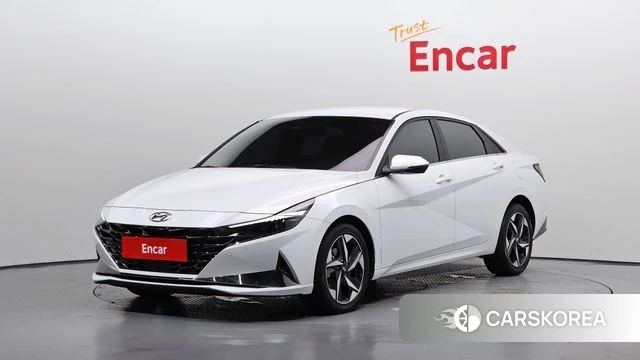 Hyundai Avante (CN7) 2020 Белый из Кореи