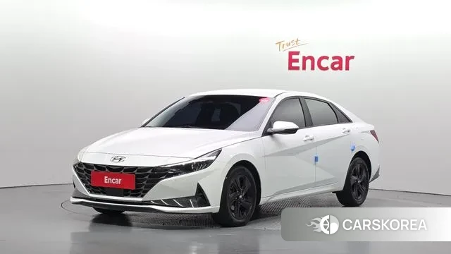 Hyundai Avante (CN7) 2022 Белый из Кореи