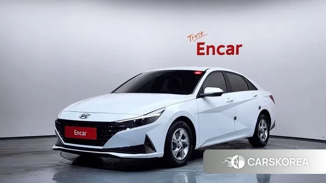 Hyundai Avante (CN7) 2021 Белый из Кореи