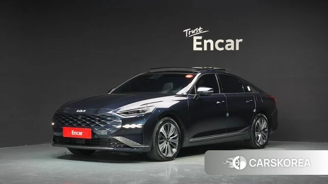 Kia K8 Hybrid 2021 Синий из Кореи