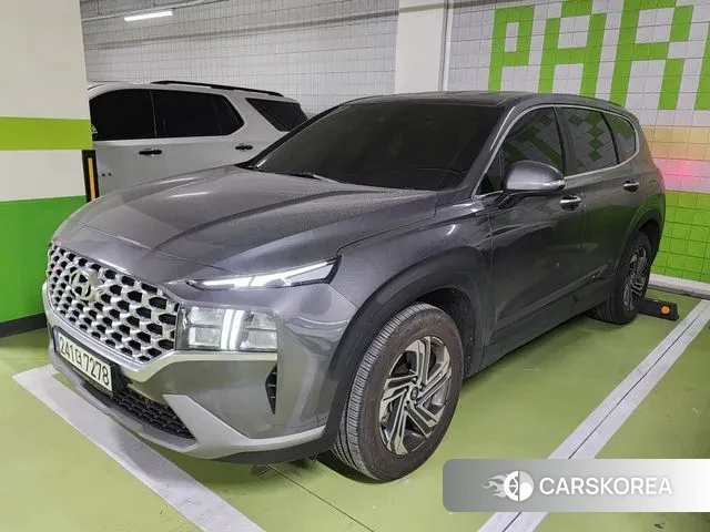 Hyundai The New Santa Fe 2021 Серый из Кореи