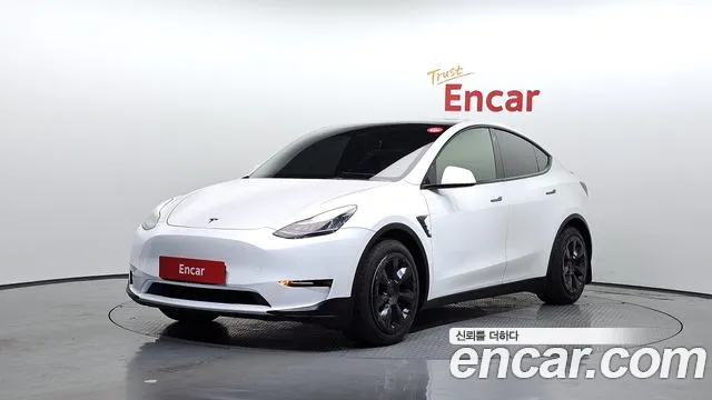 Tesla Model Y 2021 Белый из Кореи