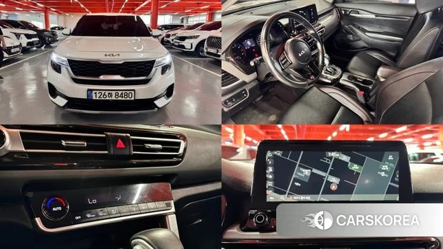 Kia Seltos 2022 Белый из Кореи