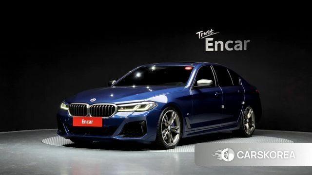 BMW 5 Series (G30) 2021 Синий из Кореи