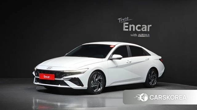 Hyundai The New Avante (CN7) 2023 Белый из Кореи