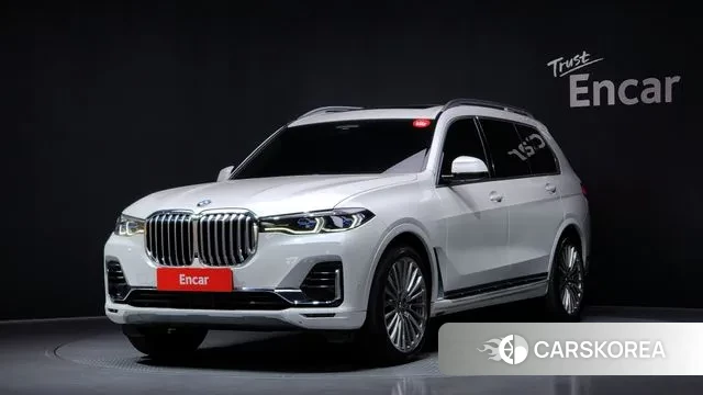 BMW X7 (G07) 2021 Белый из Кореи