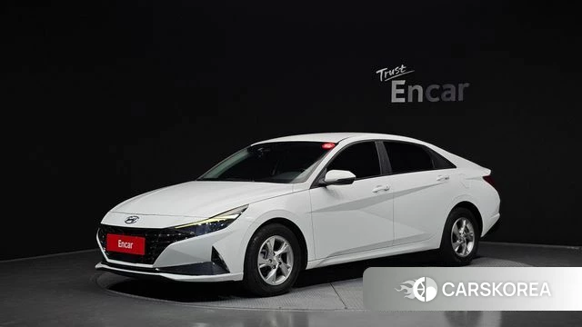 Hyundai Avante (CN7) 2022 Белый из Кореи