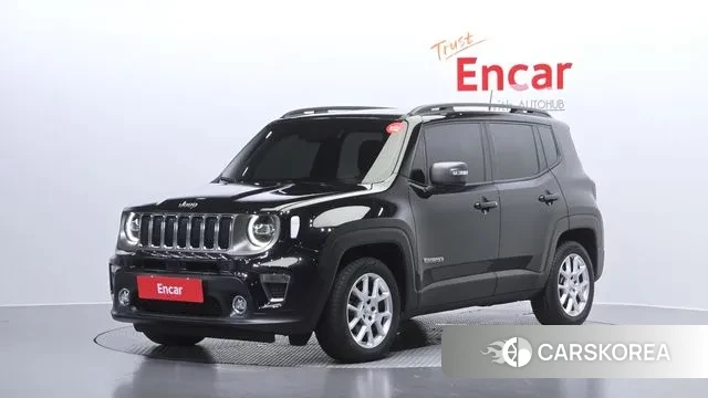 Jeep Renegade 2021 Черный из Кореи