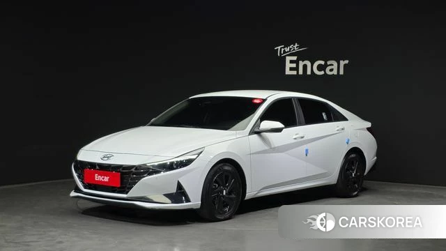 Hyundai Avante (CN7) 2022 Белый из Кореи