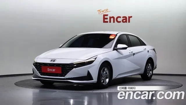 Hyundai Avante (CN7) 2020 Белый из Кореи