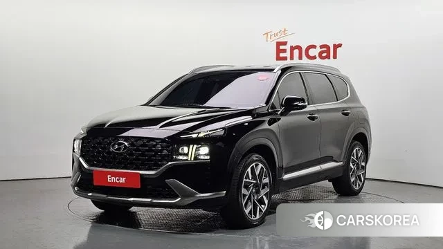 Hyundai The New Santa Fe 2023 Черный из Кореи