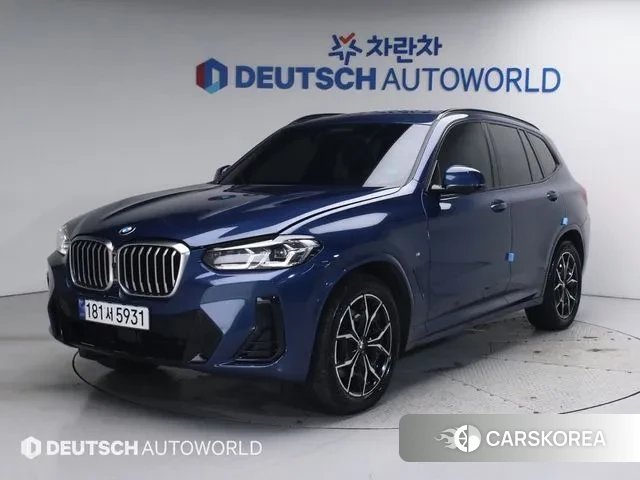 BMW X3 (G01) 2024 Синий из Кореи