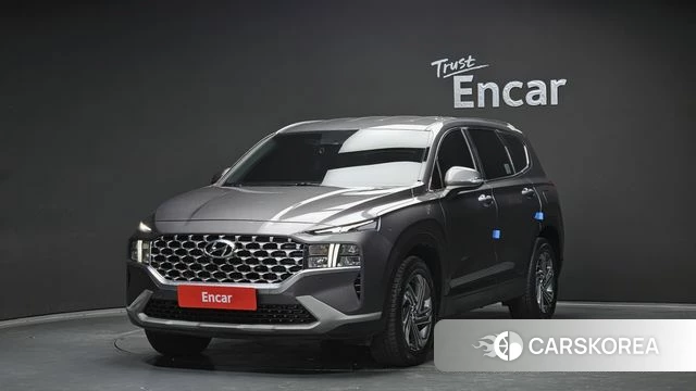 Hyundai The New Santa Fe 2021 Серый из Кореи