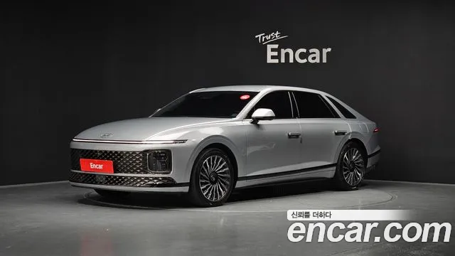 Hyundai Grandeur Hybrid (GN7) 2023 Серебристо-серый из Кореи