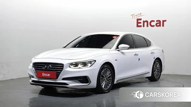 Hyundai Grandeur IG Hybrid 2018 Белый из Кореи