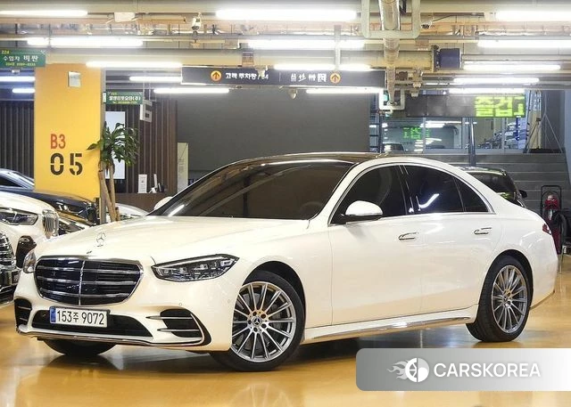 Mercedes-Benz S-Class W223 2023 Белый из Кореи