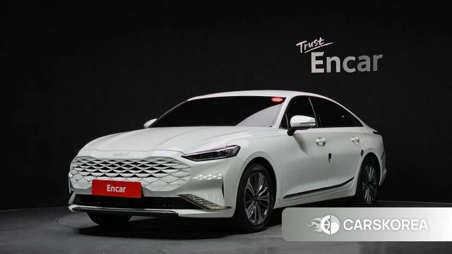 Kia K8 Hybrid 2023 Белый из Кореи