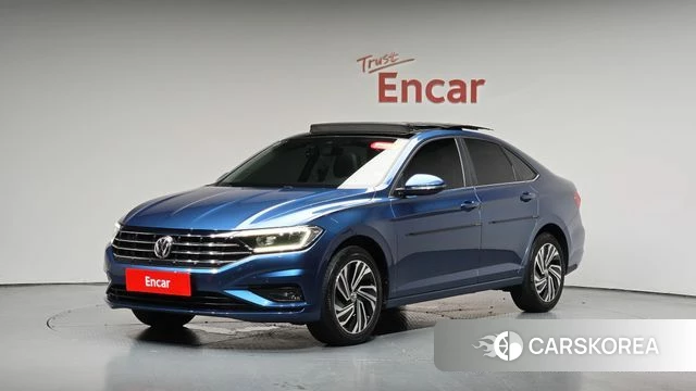 Volkswagen 7th Generation of Jetta 2021 Синий из Кореи