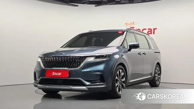 Kia Carnival 4th generation 2020 Небесно-голубой из Кореи