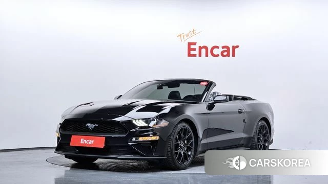 Ford Mustang 2018 Черный из Кореи
