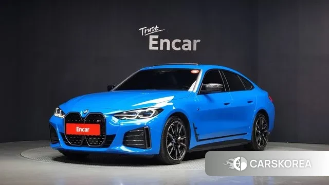 BMW i4 2023 Синий из Кореи