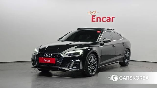Audi A5 (F5) 2023 Черный из Кореи