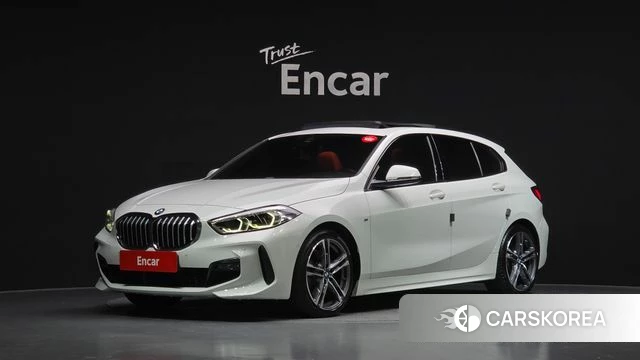 BMW 1 Series (F40) 2021 Белый из Кореи