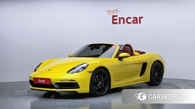 Porsche 718 Boxster 2018 Желтый из Кореи