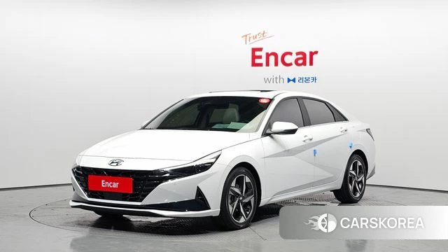 Hyundai Avante (CN7) 2020 Белый из Кореи