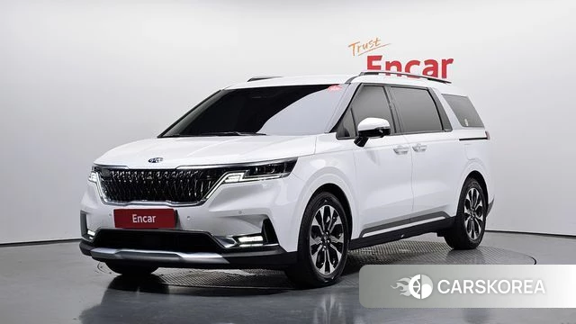 Kia Carnival 4th generation 2021 Белый из Кореи