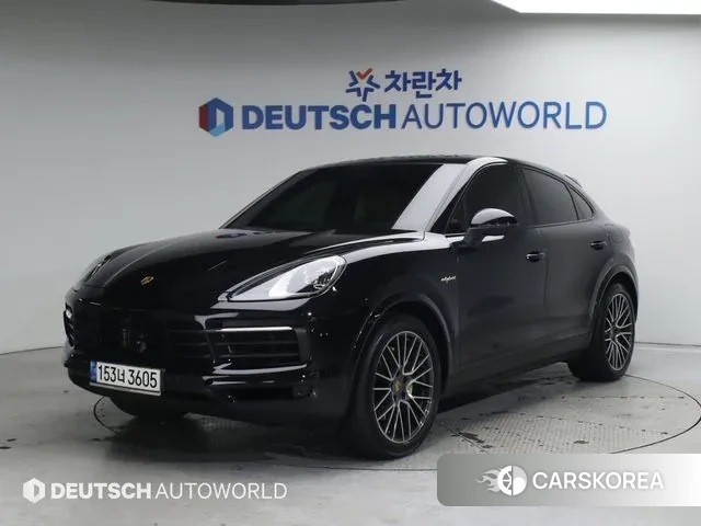 Porsche Cayenne (PO536) 2022 Черный из Кореи