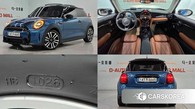 Mini Cooper S 2023 Синий из Кореи