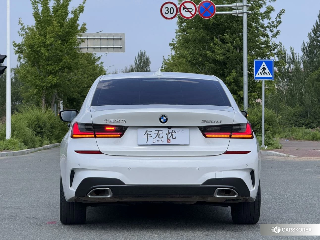 BMW 3 series 2021 Белый из Китая