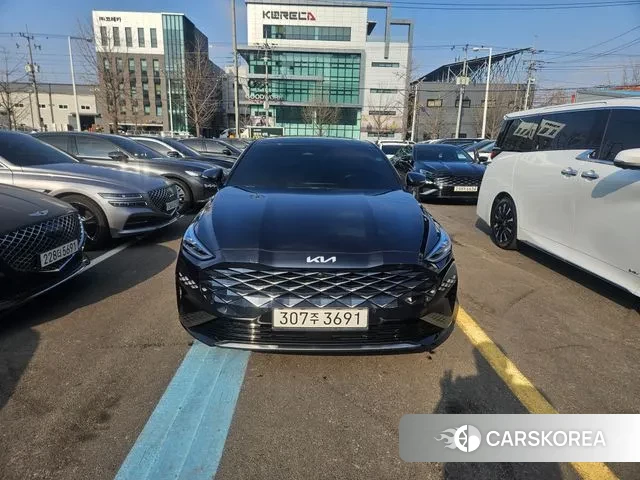 Kia K8 Hybrid 2021 Синий из Кореи