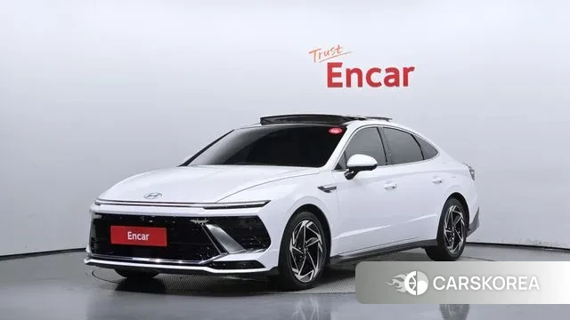 Hyundai Sonata D Edge Hybrid (DN8) 2023 Белый из Кореи