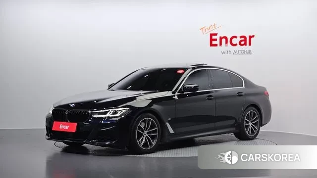 BMW 5 Series (G30) 2022 Черный из Кореи