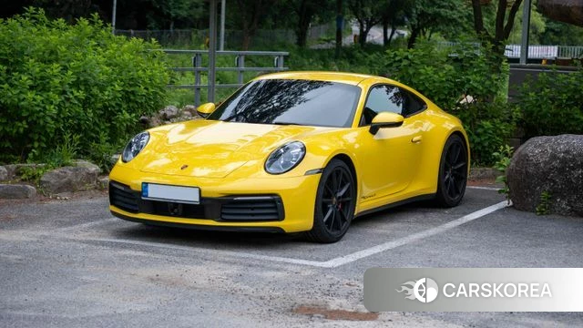 Porsche 911(992) 2021 Желтый из Кореи