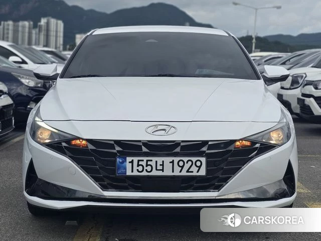 Hyundai Avante (CN7) 2022 Белый из Кореи