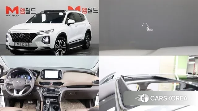 Hyundai Santa Fe TM 2019 Белый из Кореи