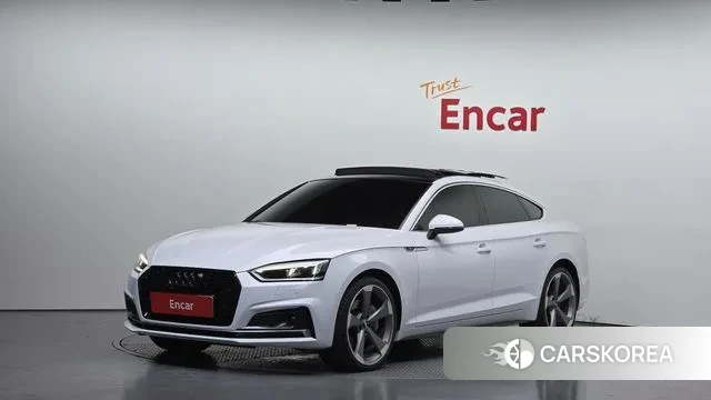 Audi A5 (F5) 2019 Белый из Кореи