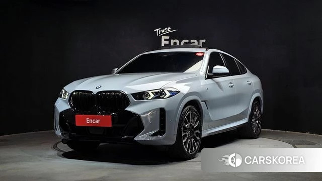 BMW X6 (G06) 2025 Светло-серебряный цвет из Кореи