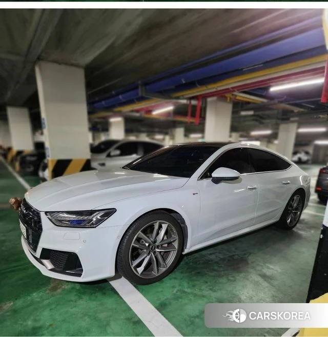 Audi A7 (4K) 2021 Белый из Кореи