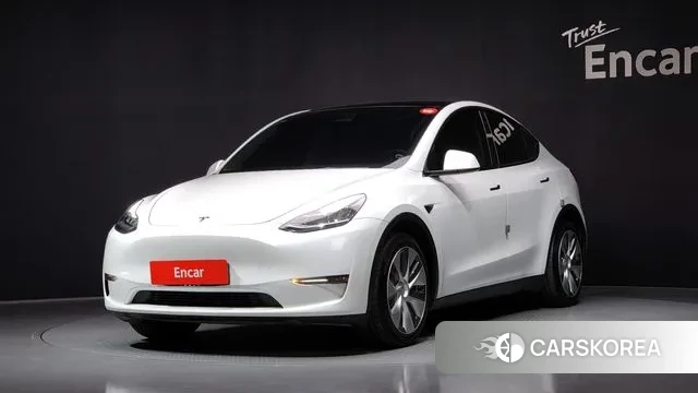 Tesla Model Y 2022 Белый из Кореи